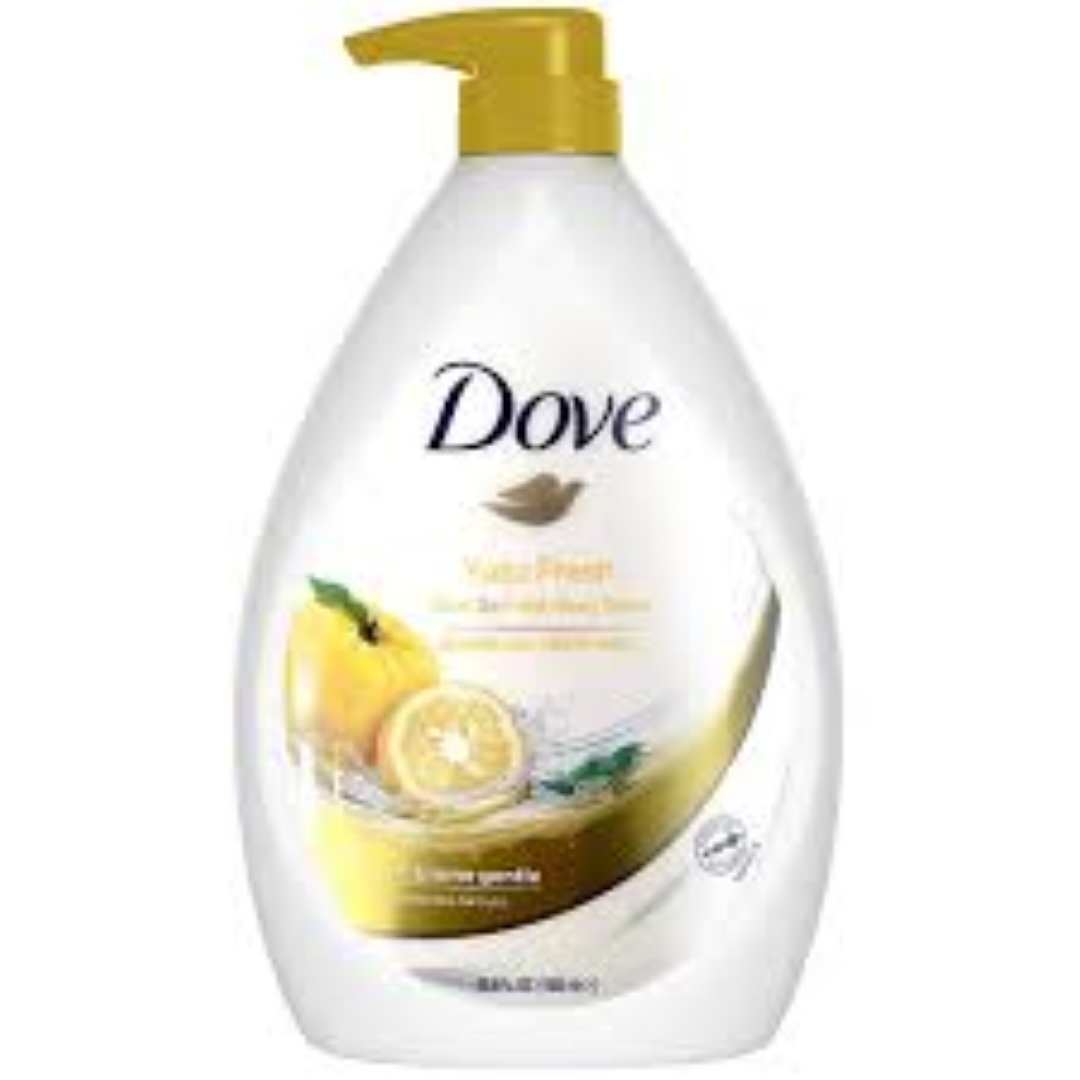 DOVE BODY WASH YUZU FRESH 1LT